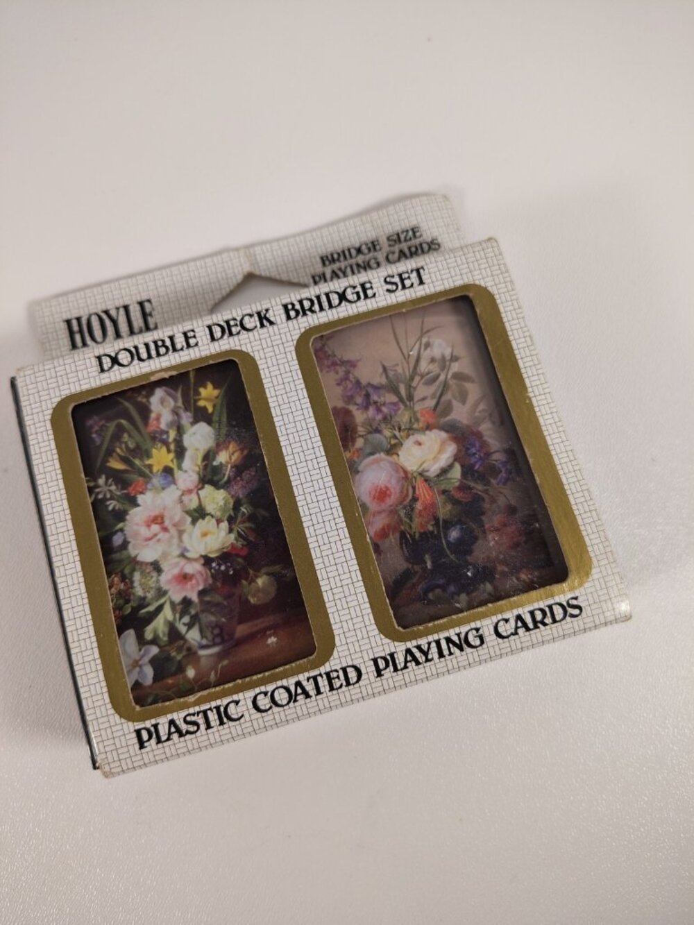 Hoyle Double Deck Playing Cards Florals Bridge Set New Sealed NOS  NEW